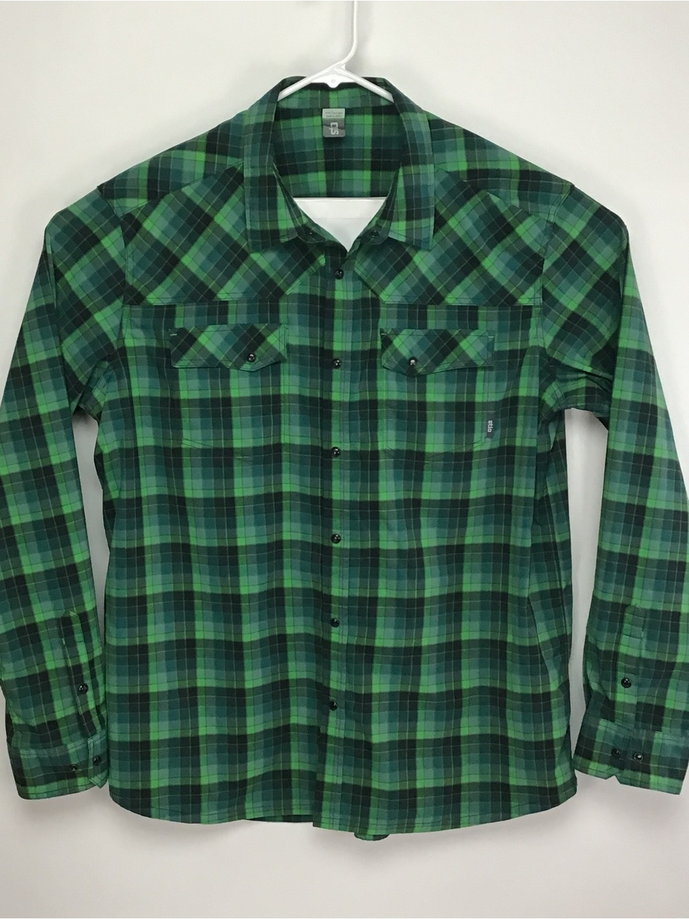 Stio Eddy men’s long sleeve pearl snap lightweight shirt 2XL